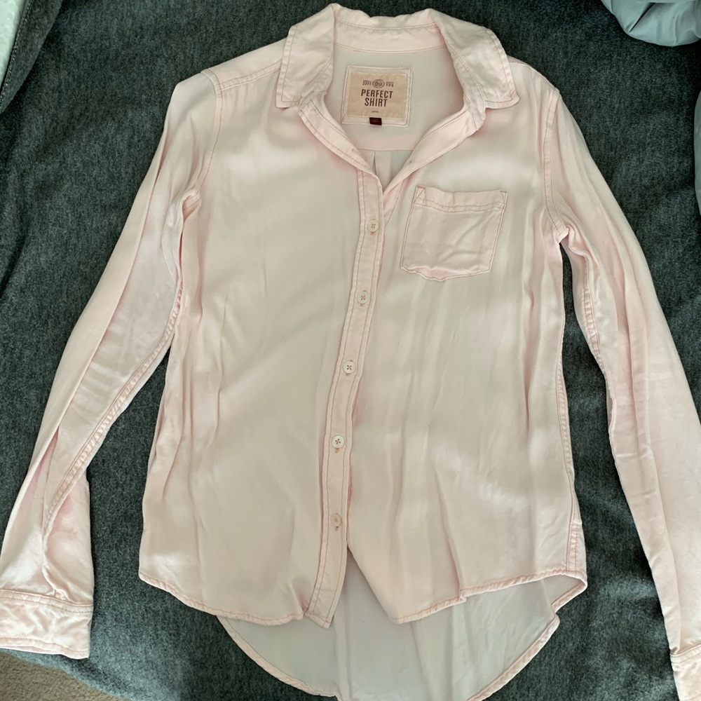 Soft Light Pink Button-up Shirt